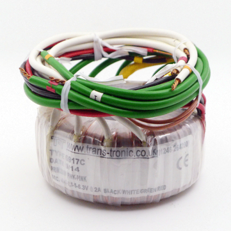 Universal Filament Toroidal Transformer (6917C) (UK)