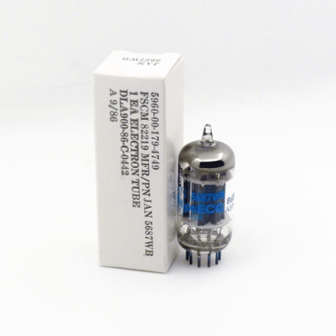 PhilipsECG JAN 5687WB Twin-Triode Vacuum Tubes 